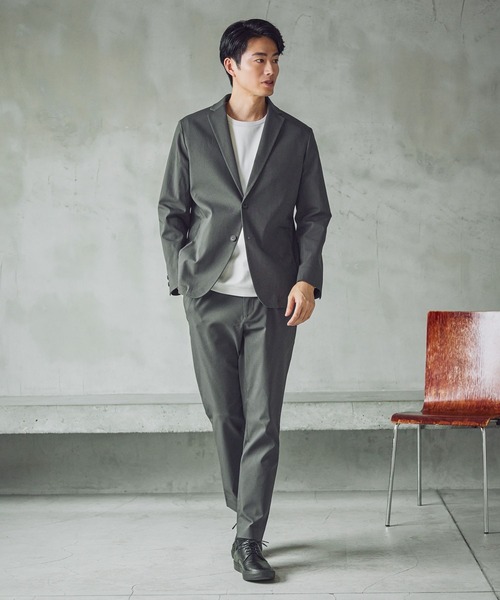 GLOBAL WORK（グローバルワーク）の「スゴラクジャケット/601171（テーラードジャケット・メンズ・ネイビー/チャコールグレー・X-LARGE/LARGE/MEDIUM/SMALL）」の5枚目の写真