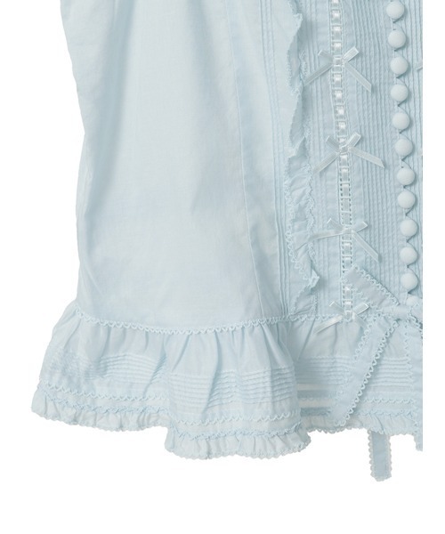 フリル使いローンキャミソールブラウス（シャツ/ブラウス）｜PINK