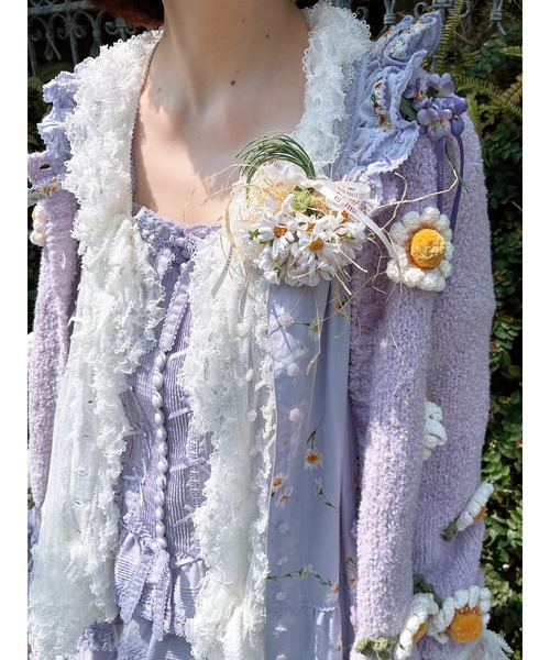 フリル使いローンキャミソールブラウス（シャツ/ブラウス）｜PINK