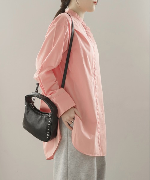 セール】スタッズポイントハーフムーン2WAYバッグ（ショルダーバッグ