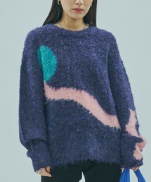 ROSE BUD（ローズバッド）の「ART MOOD KNIT（ニット/セーター）」