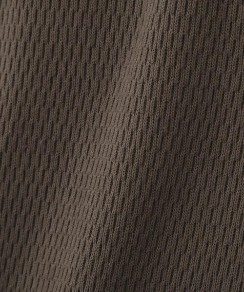 AVIREX(アヴィレックス)の「《直営店限定》HONEYCOMB HENRY NECK L/S T-SHIRT / ハニカム ヘンリーネック 長袖Tシャツ / AVIREX / アヴィレックス(Tシャツ/カットソー・メンズ・ネイビー/チャコールグレー/ナチュラル・L/M/S/XL)」の6枚目の写真