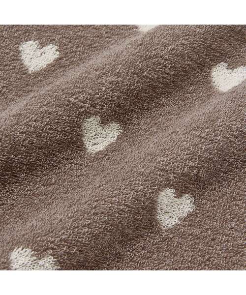 Francfranc（フランフラン）の「ヴァレセットフェイスタオル ミニハート ブラウン 2枚セット 新生活 引っ越し 34×80cm（タオル・レディース・ブラウン・FREE）」の6枚目の写真