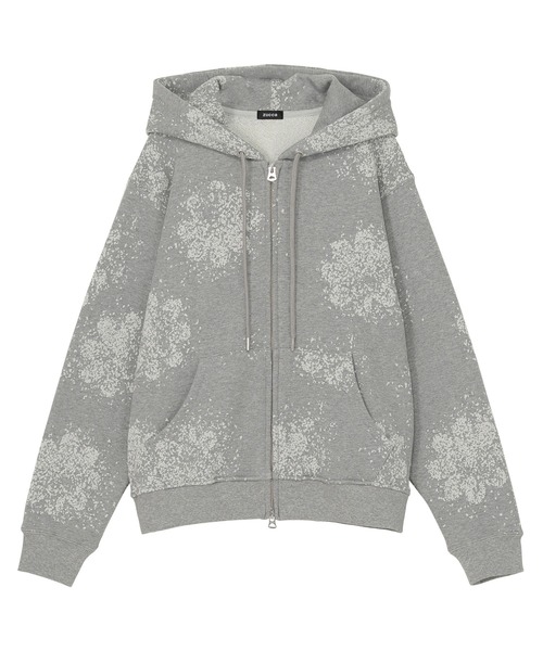 ZUCCa（ズッカ）の「JACQUARD SWEATSHIRT / パーカー（パーカー・レディース・グレー/ブラック・M size/XL）」の6枚目の写真