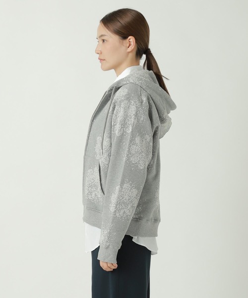 ZUCCa（ズッカ）の「JACQUARD SWEATSHIRT / パーカー（パーカー・レディース・グレー/ブラック・M size/XL）」の3枚目の写真