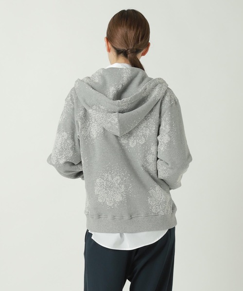 ZUCCa（ズッカ）の「JACQUARD SWEATSHIRT / パーカー（パーカー・レディース・グレー/ブラック・M size/XL）」の4枚目の写真
