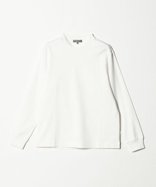 A DAY IN THE LIFE UNITED ARROWS(アデイインザライフユナイテッドアローズ)の「シルケット スムース ジャケットTシャツ<A DAY IN THE LIFE>(Tシャツ/カットソー・メンズ・ホワイト/ダークグレー・S/M/L)」の2枚目の写真