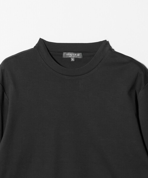 A DAY IN THE LIFE UNITED ARROWS(アデイインザライフユナイテッドアローズ)の「シルケット スムース ジャケットTシャツ<A DAY IN THE LIFE>(Tシャツ/カットソー・メンズ・ホワイト/ダークグレー・S/M/L)」の4枚目の写真