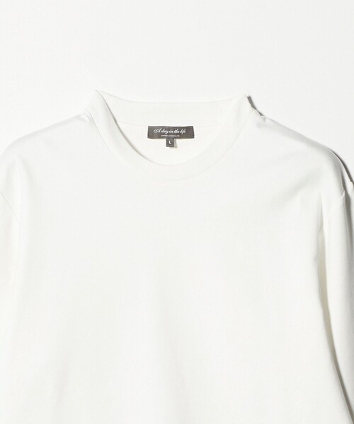 A DAY IN THE LIFE UNITED ARROWS(アデイインザライフユナイテッドアローズ)の「シルケット スムース ジャケットTシャツ<A DAY IN THE LIFE>(Tシャツ/カットソー・メンズ・ホワイト/ダークグレー・S/M/L)」の8枚目の写真