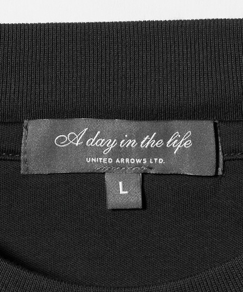 A DAY IN THE LIFE UNITED ARROWS(アデイインザライフユナイテッドアローズ)の「シルケット スムース ジャケットTシャツ<A DAY IN THE LIFE>(Tシャツ/カットソー・メンズ・ホワイト/ダークグレー・S/M/L)」の10枚目の写真