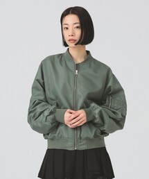 Ray BEAMS | ギャザー アーム MA-1(MA-1)