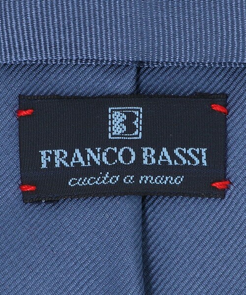 FRANCO BASSI(フランコバッシ)の「<FRANCO BASSI> ツイル ソリッド ネクタイ(ネクタイ・メンズ・ブラウン系/ネイビー/コバルトブルー・FREE)」の11枚目の写真