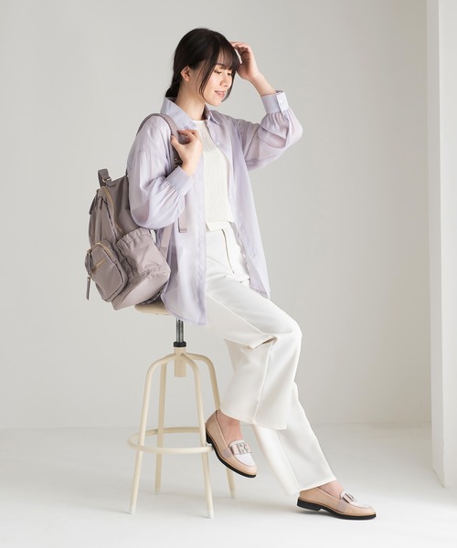 JELLY BEANS(ジェリービーンズ)の「たっぷり収納!13ポケットナイロンリュック(184-69010)JELLY BEANS(ジェリービーンズ)(バックパック/リュック・レディース・ダークベージュ/ブラック/ピンク・FREE)」の17枚目の写真