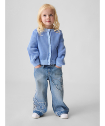 GAP | バタフライ プルオン バギーデニム (幼児・ベビー)(デニムパンツ)