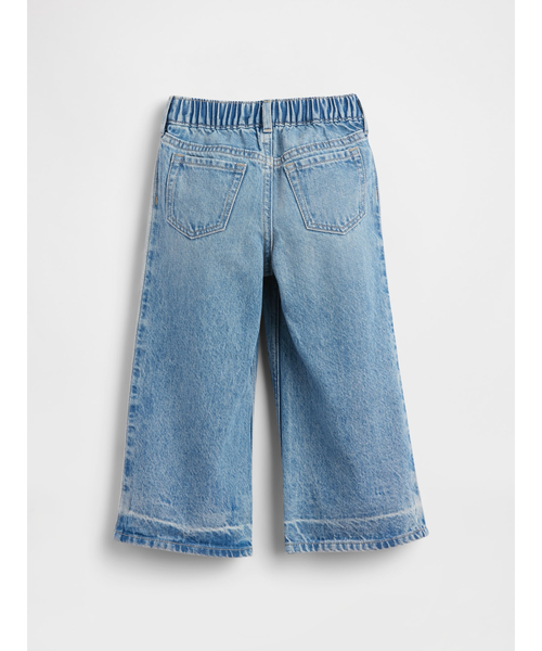 GAP（ギャップ）の「バタフライ プルオン バギーデニム (幼児・ベビー)（デニムパンツ・キッズ・ライトインディゴブルー・70cm/80ｃｍ/90cm/95cm/100cm/105cm）」の3枚目の写真