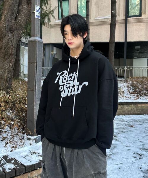 THE MILE（ザマイル）の「ロックステイ スウェットフード [グレー]（パーカー・メンズ・その他・S/M/L/XL）」の5枚目の写真