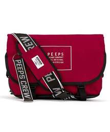 PEEPS（ピープス）の「essential messenger bag_light edit(light_bungundy)（メッセンジャーバッグ）」