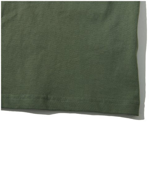 ATTENTIONROW(アテンションロー)の「22SS07AT030ショルダーパイピングレギュラーオーバーフィット半袖(カーキミリタリー)(Tシャツ/カットソー・メンズ・その他・1/2)」の4枚目の写真