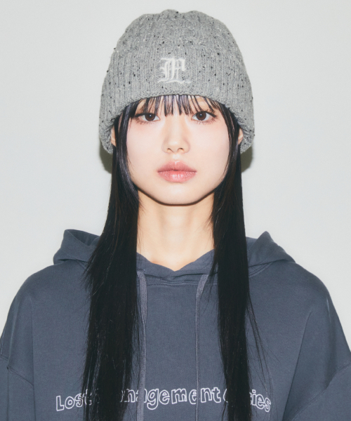 LMCの「GOTHIC NEP CABLE BEANIE ivory（ニットキャップ/ビーニー・レディース・その他・ONE SIZE）」の5枚目の写真
