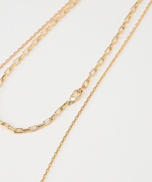 BABYLONE(バビロン)の「MIXチェーンロングネックレス(ネックレス・レディース・シルバー/ゴールド・フリー)」の9枚目の写真