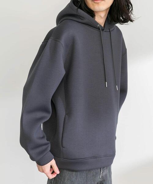 URBAN RESEARCH Sonny Label(アーバンリサーチサニーレーベル)の「ダンボールニットプルオーバーパーカー(パーカー・メンズ・ブラウン/チャコールグレー/ブラック/グレー系その他・X-LARGE/LARGE/MEDIUM)」の11枚目の写真