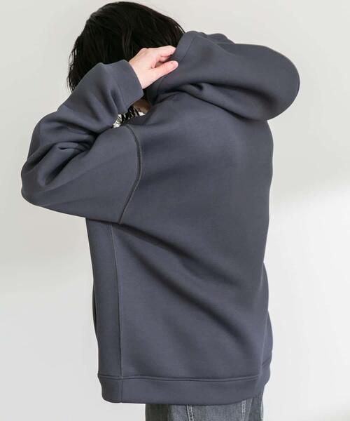 URBAN RESEARCH Sonny Label(アーバンリサーチサニーレーベル)の「ダンボールニットプルオーバーパーカー(パーカー・メンズ・ブラウン/チャコールグレー/ブラック/グレー系その他・X-LARGE/LARGE/MEDIUM)」の12枚目の写真