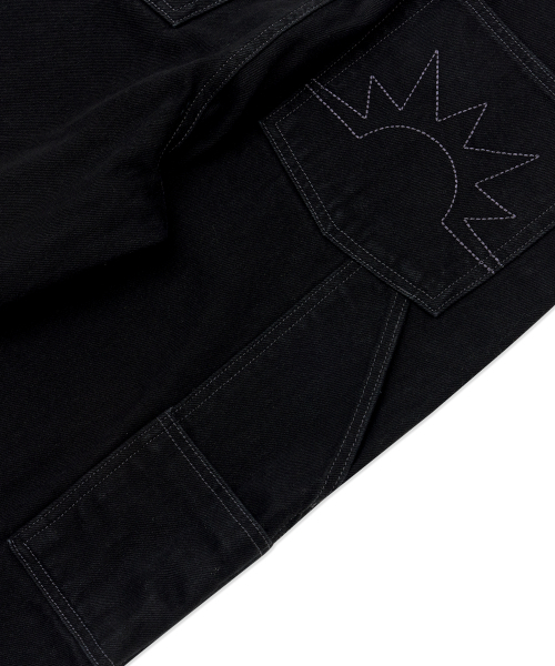 HELLO SUNRISE(ハローサンライズ)の「Sunrise Wide Painter Pants_Black(その他パンツ・レディース・ブラック・SMALL/MEDIUM/LARGE)」の9枚目の写真