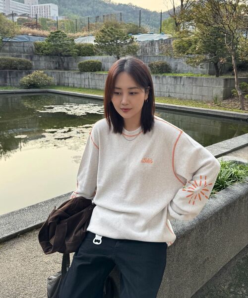 HELLO SUNRISE(ハローサンライズ)の「Sunrise Wide Painter Pants_Black(その他パンツ・レディース・ブラック・SMALL/MEDIUM/LARGE)」の6枚目の写真