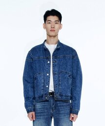 PIECE WORKER（ピースウォーカー）の「Blue Biker Denim Jacket（デニムジャケット）」