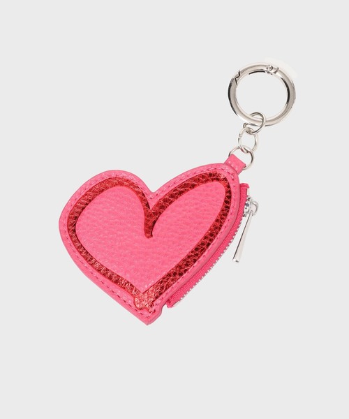 SKIN(スキン)の「Super Nova by Skin別注 Heart Key Chain(キーケース/キーアクセサリー・メンズ・ブラック/レッド・FREE)」の2枚目の写真