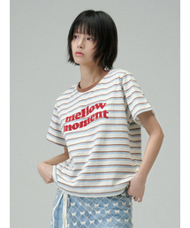 メロウモーメントストライプTシャツ(アイボリー)