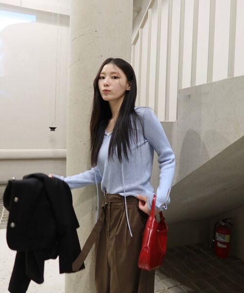 ARTID（アルティーダ）の「ベルト付きワイドスラックス_BROWN（スラックス・レディース・ブラウン・M/S）」の8枚目の写真