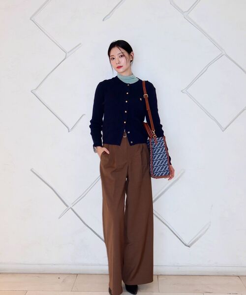 ARTID（アルティーダ）の「ベルト付きワイドスラックス_BROWN（スラックス・レディース・ブラウン・M/S）」の9枚目の写真