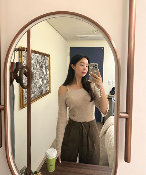 ARTID（アルティーダ）の「ベルト付きワイドスラックス_BROWN（スラックス・レディース・ブラウン・M/S）」の3枚目の写真