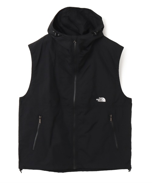 THE NORTH FACE（ザノースフェイス）の「THE NORTH FACE Compact Hooded Vest / ザ ノース フェイス コンパクト フーデッド ベスト（ベスト・メンズ・ブラック/オフホワイト/ベージュ・S/M/L/XL/XXL）」の3枚目の写真