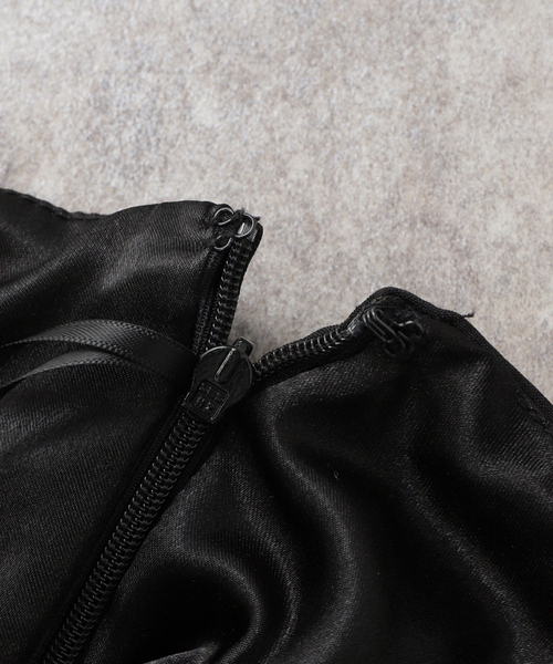 La TOTALITE(ラトータリテ)の「《追加3》 チュールベストオールインワン(スラックス・レディース・ブラック・38/40)」の15枚目の写真