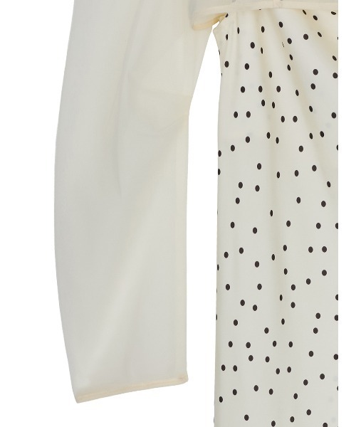 RANDOM DOT SHEER LAYERED DRESS（ドレス）｜Ameri（アメリ）の