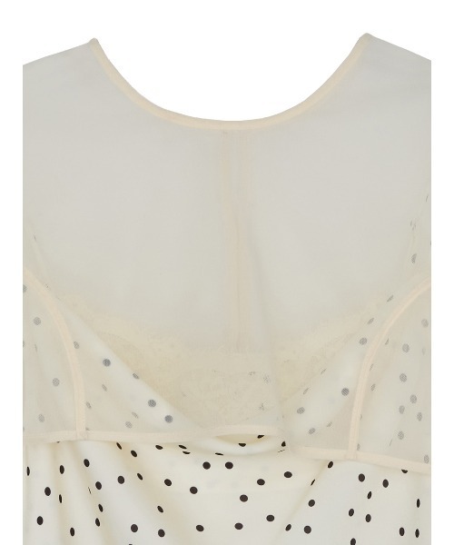 RANDOM DOT SHEER LAYERED DRESS（ドレス）｜Ameri（アメリ）の