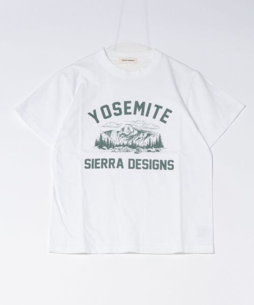 SIERRA DESIGNS（シェラデザイン）の「★新作★【SIERRA DESIGINS】YOSEMITE NATIONAL PARK TEE（Tシャツ/カットソー・メンズ・ホワイト×ブラック/ホワイト×グリーン/ブラック×ホワイト/ブラック×イエロー・SMALL/LARGE/X-LARGE/MEDIUM）」の2枚目の写真