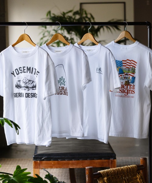 SIERRA DESIGNS（シェラデザイン）の「★新作★【SIERRA DESIGINS】YOSEMITE NATIONAL PARK TEE（Tシャツ/カットソー・メンズ・ホワイト×ブラック/ホワイト×グリーン/ブラック×ホワイト/ブラック×イエロー・SMALL/LARGE/X-LARGE/MEDIUM）」の5枚目の写真