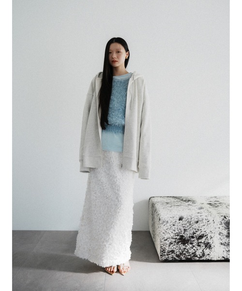 Katrin TOKYO(カトリーントーキョー)の「bell sleeve feather knit(ニット/セーター・レディース・ブルー/ブラック/アイボリー・XS/FREE)」の10枚目の写真