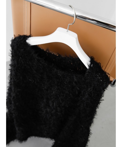 Katrin TOKYO(カトリーントーキョー)の「bell sleeve feather knit(ニット/セーター・レディース・ブルー/ブラック/アイボリー・XS/FREE)」の19枚目の写真