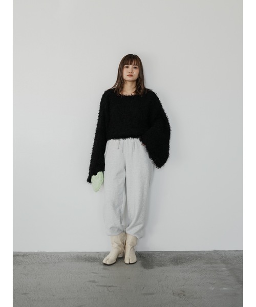 Katrin TOKYO(カトリーントーキョー)の「bell sleeve feather knit(ニット/セーター・レディース・ブルー/ブラック/アイボリー・XS/FREE)」の22枚目の写真