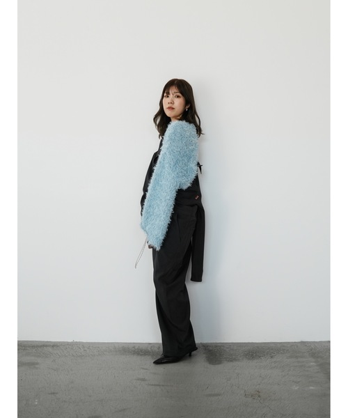 Katrin TOKYO(カトリーントーキョー)の「bell sleeve feather knit(ニット/セーター・レディース・ブルー/ブラック/アイボリー・XS/FREE)」の11枚目の写真