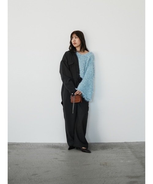 Katrin TOKYO(カトリーントーキョー)の「bell sleeve feather knit(ニット/セーター・レディース・ブルー/ブラック/アイボリー・XS/FREE)」の13枚目の写真