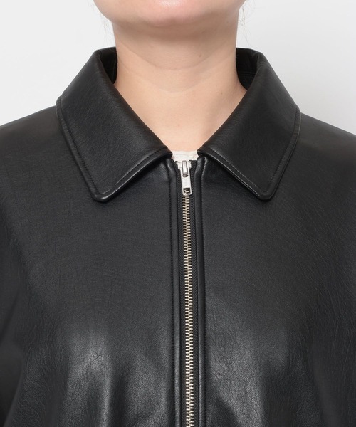 LOWRYS FARM(ローリーズファーム)の「レザーバルーンブルゾン 637617(ブルゾン・レディース・アイボリー/ブラック/ブラウン・FREE)」の13枚目の写真