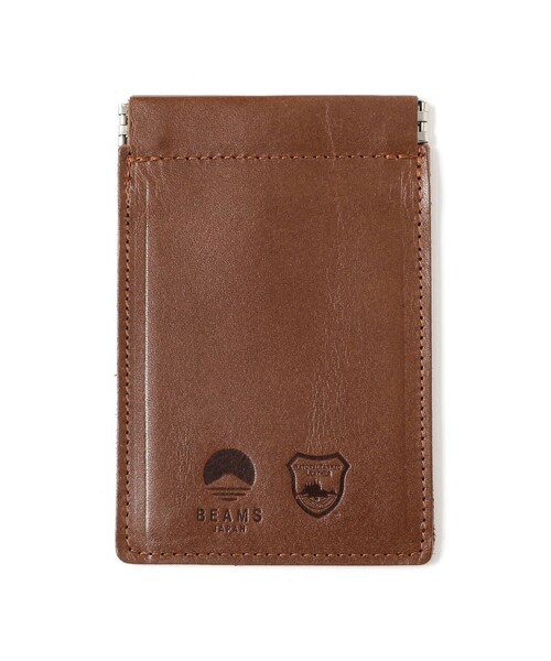 BEAMS JAPAN（ビームス　ジャパン）の「栃木レザー バネ口 ポーチ（カードケース・レディース・ブラック/ベージュ/レッド・ONE SIZE）」の2枚目の写真