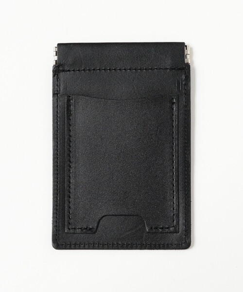 BEAMS JAPAN（ビームス　ジャパン）の「栃木レザー バネ口 ポーチ（カードケース・レディース・ブラック/ベージュ/レッド・ONE SIZE）」の4枚目の写真