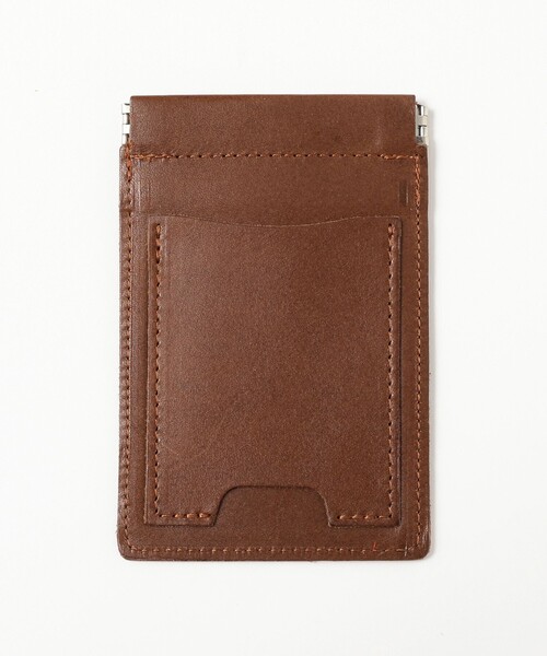 BEAMS JAPAN（ビームス　ジャパン）の「栃木レザー バネ口 ポーチ（カードケース・レディース・ブラック/ベージュ/レッド・ONE SIZE）」の6枚目の写真