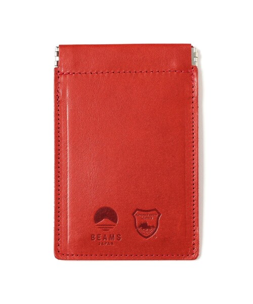 BEAMS JAPAN（ビームス　ジャパン）の「栃木レザー バネ口 ポーチ（カードケース・レディース・ブラック/ベージュ/レッド・ONE SIZE）」の13枚目の写真